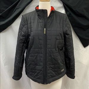 Liz Claiborne Black Quilted Jacket